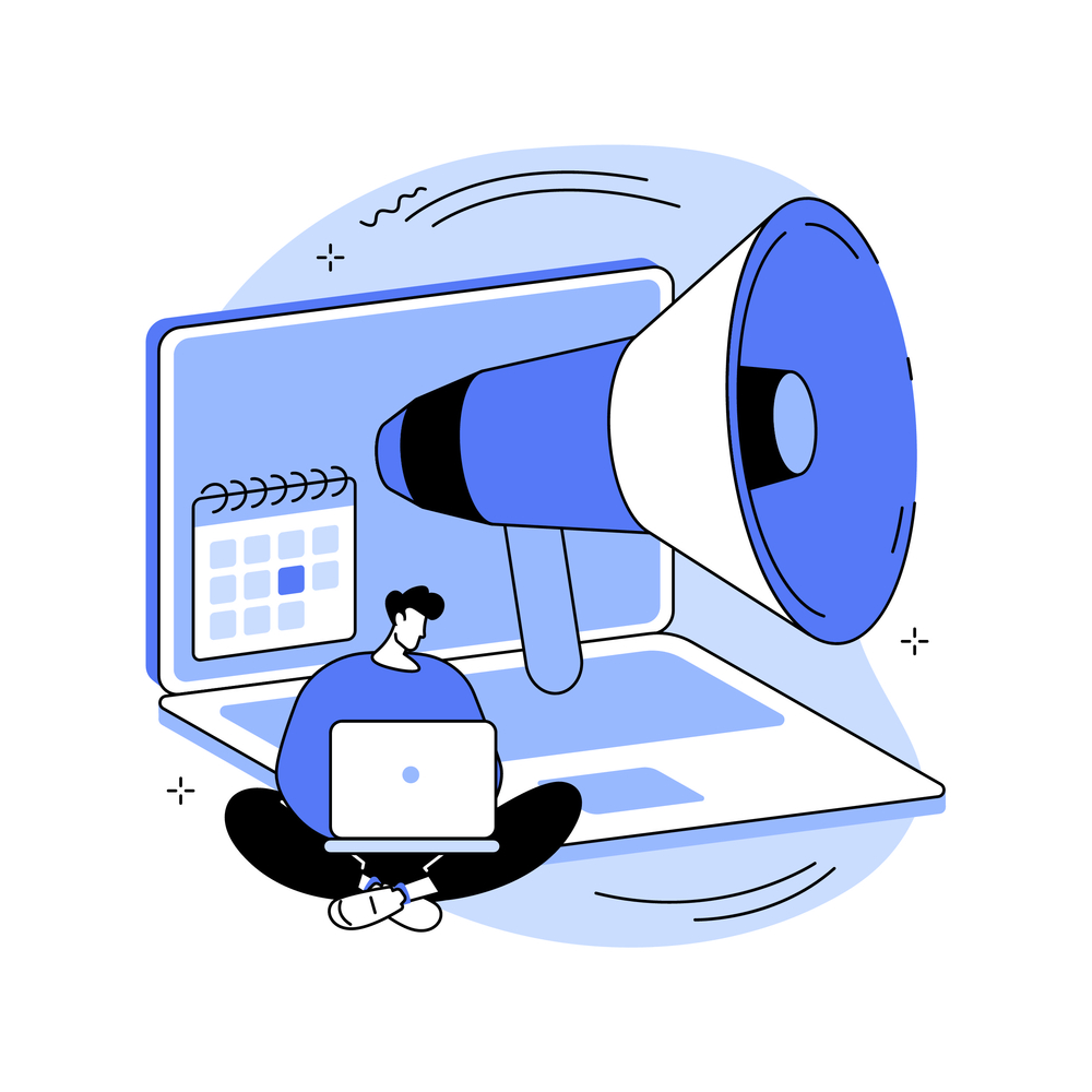 从抽象概念到数字营销 矢量插图如何驱动内容服务与网站体验